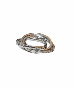 ANILLO PANDORA TRIPLE CON CUBIC (RPP031)