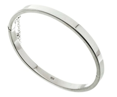 PULSERA ESCLAVA GRUESA DE PLATA CON CADENA REGULABLE (ESL013) - comprar online