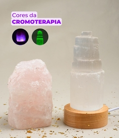Kit 2 em 1 - Luminária Cromoterapia