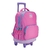 MOCHILA C/CARRO 18 PULGADAS - FILGO FANTASIA ROSA - comprar online