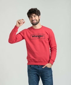 BUZO WRANGLER EMBROIDERY ROJO