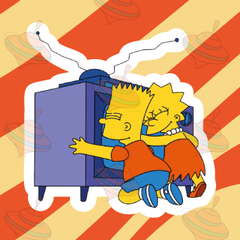 CS066 Bart y Lisa TV - comprar online