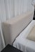 Cama Simple Queen 140x190 tapizada en lino. - comprar online