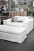 C7 Sillón BALTHAZAR c/fda tusor tiza y banqueta 160x120, 120x60