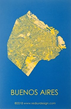 MAPAS DE BUENOS AIRES AZUL AMARIILO. Arq. Laura P. Arizmendi