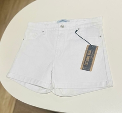 Short blanco doblez 40