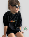 Remera Line Black Kids