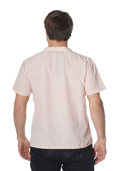 Camisa fibrana lisa rosa - Bomer