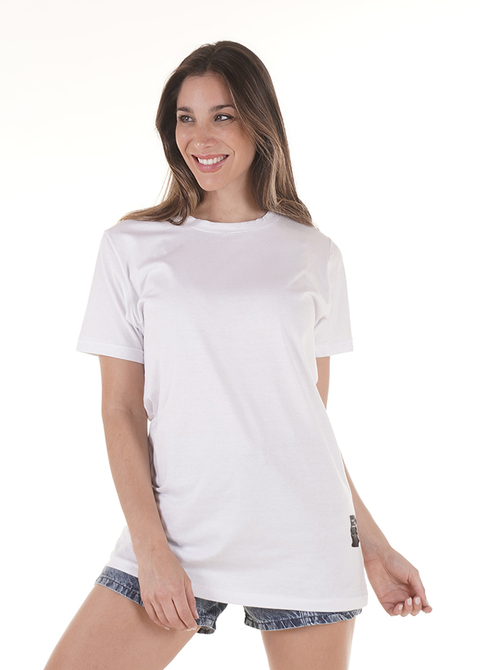 Remera basica lisa blanca