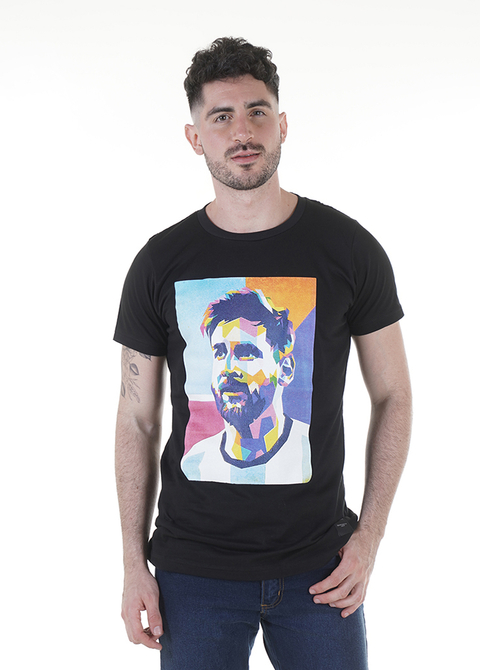 Remera messi negra