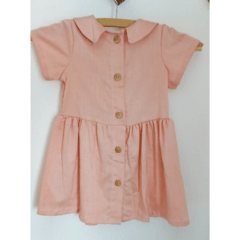 Vestido clássico em linho Nina - Meninas Marias