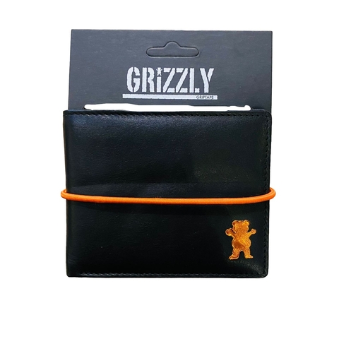 BILLETERA GRIZZLY OG WALLET NEGRA/NARANJA