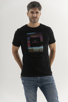 REMERA FULL ESTAMPA NEGRA - comprar online