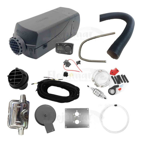 Calefactor Diesel 12v 2000W Kit Motorhome/Camión