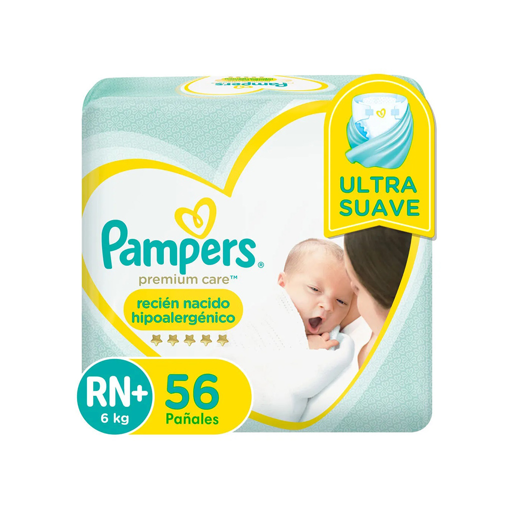 Pampers Pañales Premium Care M 86 Unds, Productos