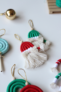 Set Navideño Macramé - tienda online