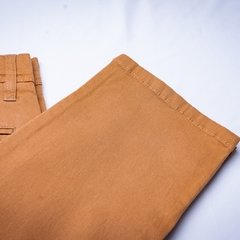 PANTALÓN GABARDINA DE ALGODON OCRE - tienda online