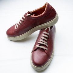 ZAPATILLAS CUERO BORDO - SASTRERIA WINDSOR