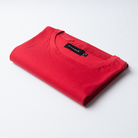 REMERA ALGOD N ROJO