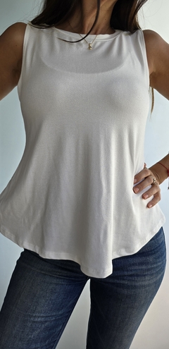 Musculosa de crep evase - comprar online