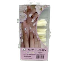 Nail tips Soft Gel press on new quality Natural