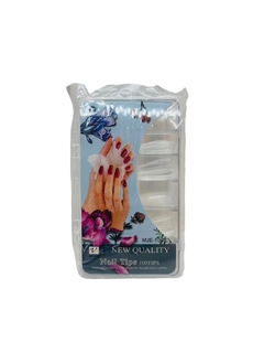 Nail tips Soft Gel press on Coffin new quality transparentes