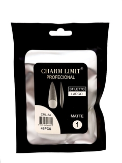Tips press on soft gel Stiletto Matte Largo Charm limit