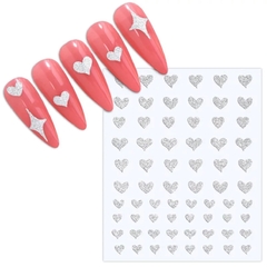 Sticker adhesivo Corazón (Reflectivo)