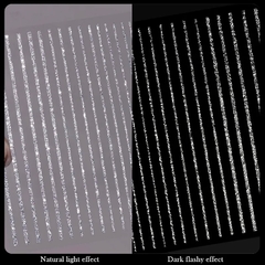Sticker adhesivo lineal (Reflectivo)