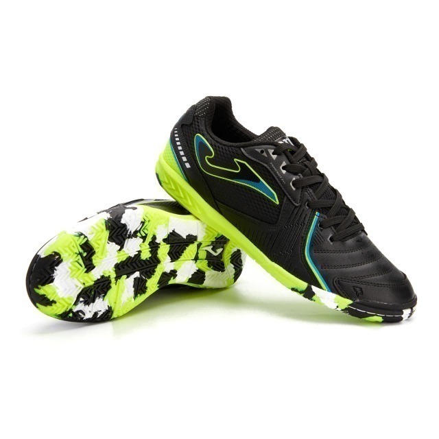 Zapatillas Fútbol Sala Hombre JOMA CANCHA 2301. Negro-blanco