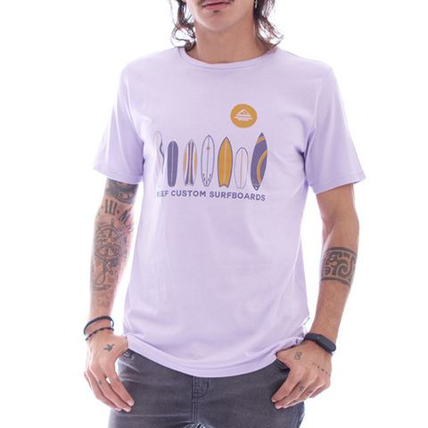 REMERA REEF SURFBOARDS HOMBRE