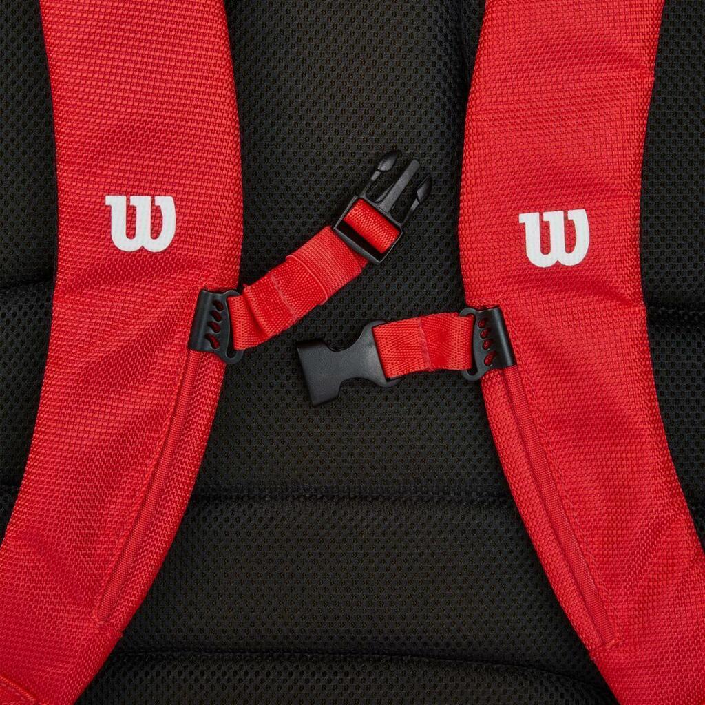 MOCHILA WILSON SUPER TOUR BACKPACK RED TENIS