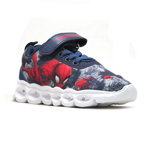 ZAPATILLAS MARVEL SPIDERMAN TEXTIL LED