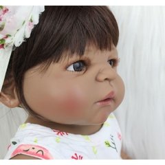 Boneca Bebê Reborn Negra Corpo Silicone Macio Pronta Entrega - loja online