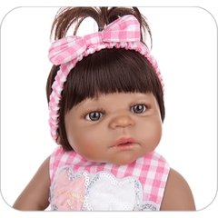 Bebê Reborn Negra Corpo Em Silicone Pronta Entrega + Brinde - Nova Reborn - Bonecas e Pelúcias
