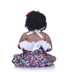 Boneca Reborn Negra Pronta Entrega Corpo Em Silicone Macio - loja online
