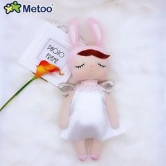 Boneca Metoo Doll Angela Anjo Vestido Branco 33cm Original na internet