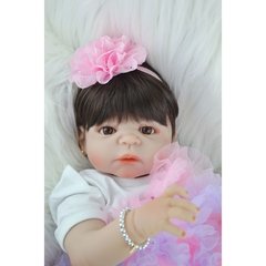 Boneca Bebê Reborn Pronta Entrega Inteira Em Silicone Macio na internet