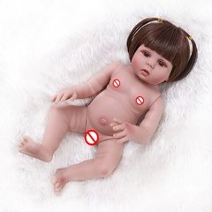 Boneca Bebê Reborn Corpo Inteiro De Vinil Siliconado + Panda na internet