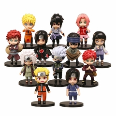 Bonecos Naruto Kit 12 Unidades Action Figures Miniaturas 7cm