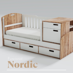 Cuna Funcional Nordic - comprar online