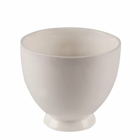 BOWL PORCELANA BLANCO CON PIE