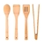 Set x4 utensilios de bamboo