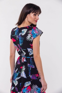 (CHI)VESTIDO CRUZADO BORDADO (25883) en internet
