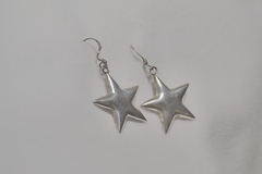 Aros de plata 925 en forma de estrella - comprar online