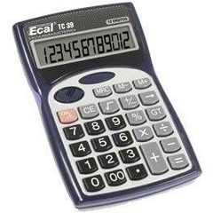 Calculadora Ecal TC 39 + 1 pila 12dig