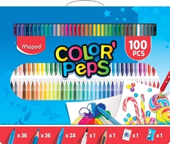 Set Color Peps de arte x 100 piezas