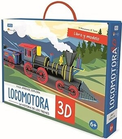 Libro maqueta 3D - Construye una locomotora - viaja aprende explora