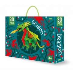 Dragon - Puzzle 3D y libro