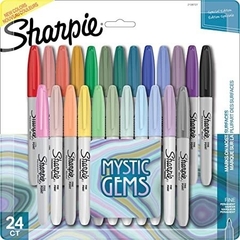 Marcador Sharpie Misticos x 24 Fino